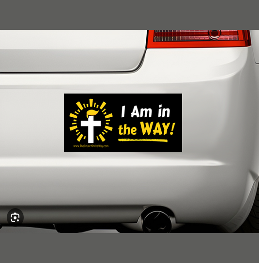 I Am In The WAY!  Sticker #2